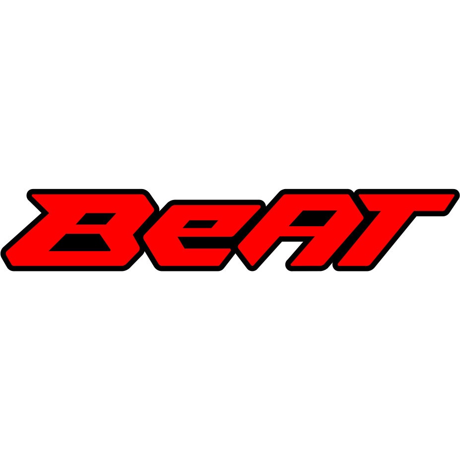 stiker | kating | tulisan beat