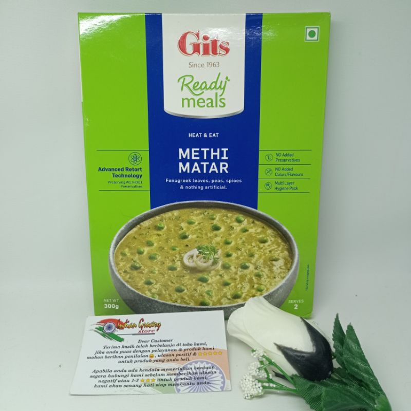 

GITS READY MEALS METHI MATAR 300 GM