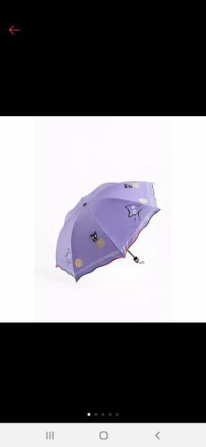 Tabasa Payung Lipat Flamingo Bunga