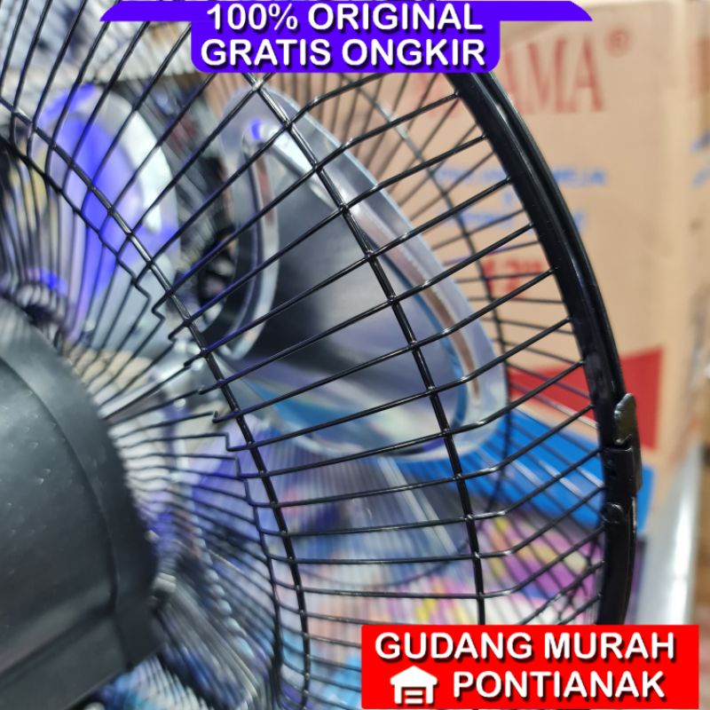 Kipas angin duduk besi 2in1 12in /Deskfan aoyama / yasaka / kingstone besi 12in 2in1 /