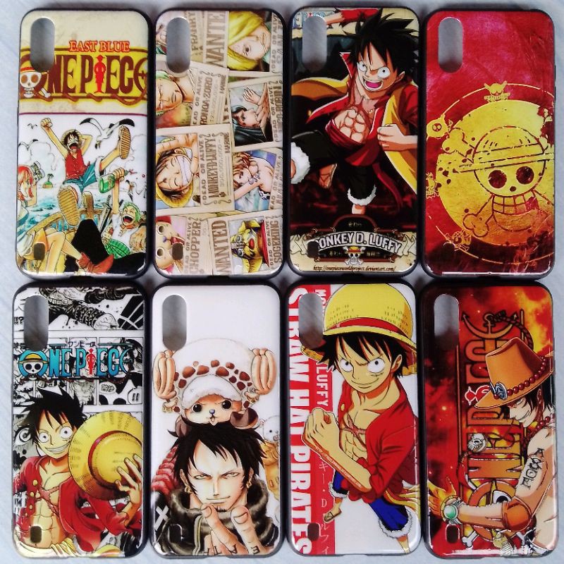 Samsung A01 Case Fuze Karakter Gambar One Piece