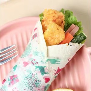 Kertas Burger Nasi Sandwitch Food Wrapping Wax Paper Baking Paper Roti