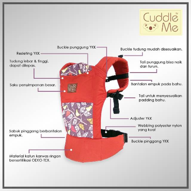 Ready                                  LiteCarrier Cuddle Me | SSC Cuddle Me | Gendongan Cuddle Me |