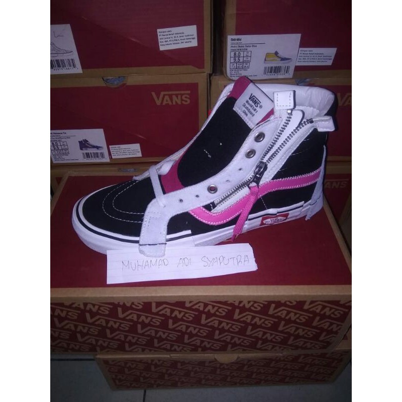 Vans SK8-Hi Reissue Cut And Paste Black Azalea Pink