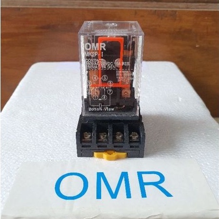 RELAY RILAY AC 220V OMR PLUS SOKET 8PIN