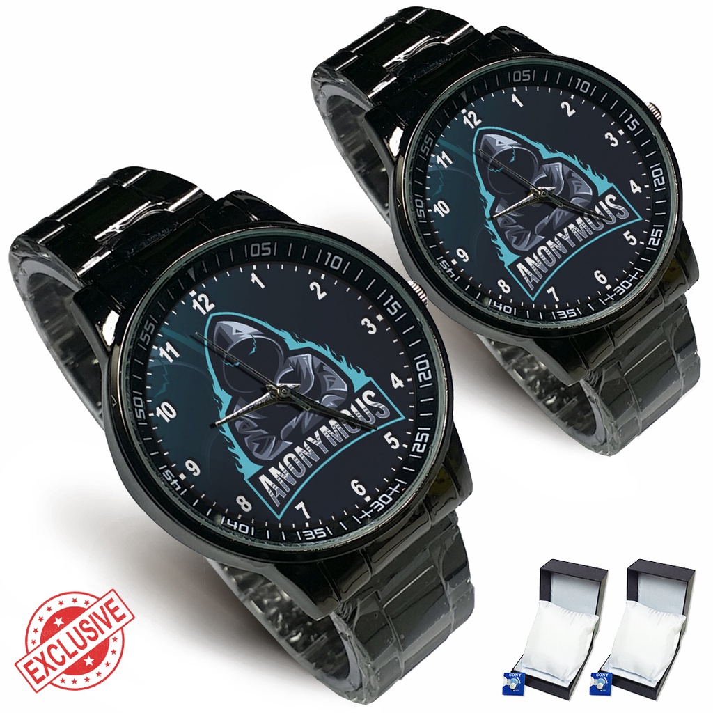 (Exclusive) Jam Tangan ANONYMOUS Custom Rante Couple / Satuan
