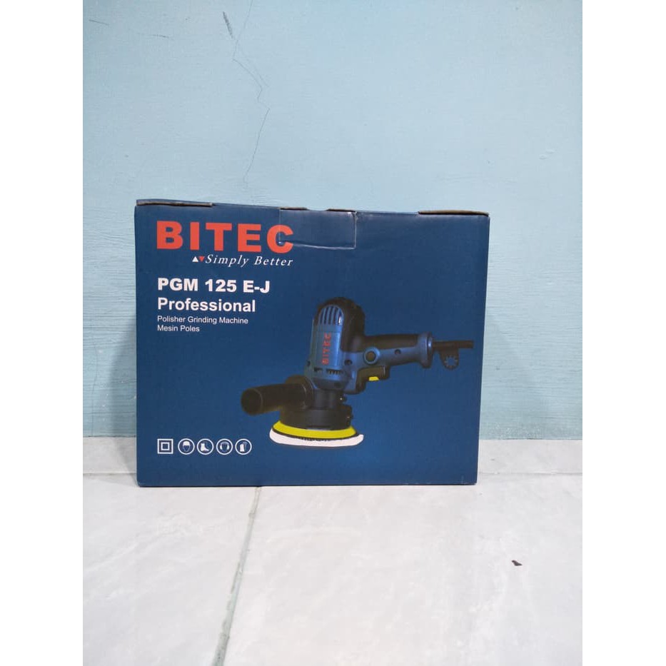 BERGARANSI POLISHER BITEC PGM 125 E-J MESIN POLES 5 INCH MOBIL MOTOR