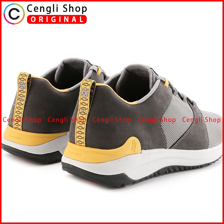 SEPATU HUSH PUPPIES PRIA ORIGINAL TERBARU SNEAKER CASUAL ABU-ABU HM006