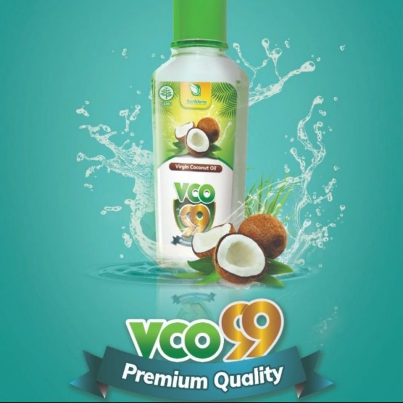 Minyak VCO 99 Virgin Coconut Oil 60ml - Minyak Kelapa Murni Asli 60ml - VCO Bariklana 60ml