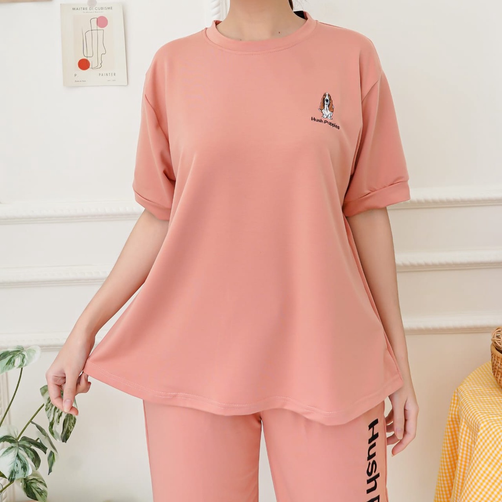 PIK - Setelan Training HP793 XXL (ALLSIZE) LENGAN PENDEK/ Setelan Wanita/ Setelan Training/ Baju Santai