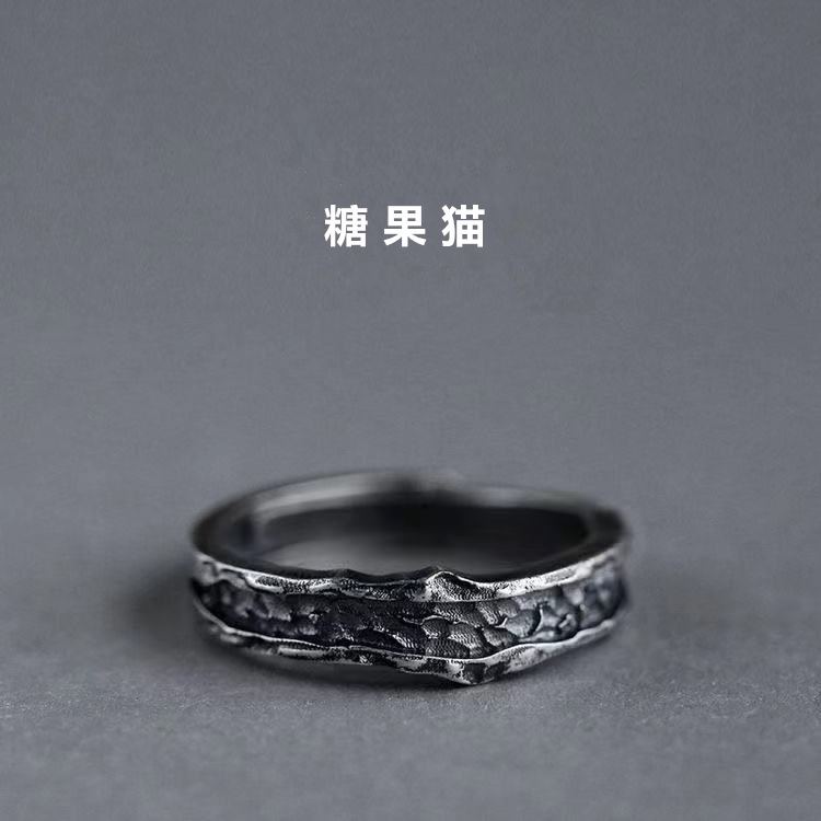 Nanfeng lagu desain jurang cincin pasangan cinta kepribadian pria dan wanita hadiah liburan terbuka
