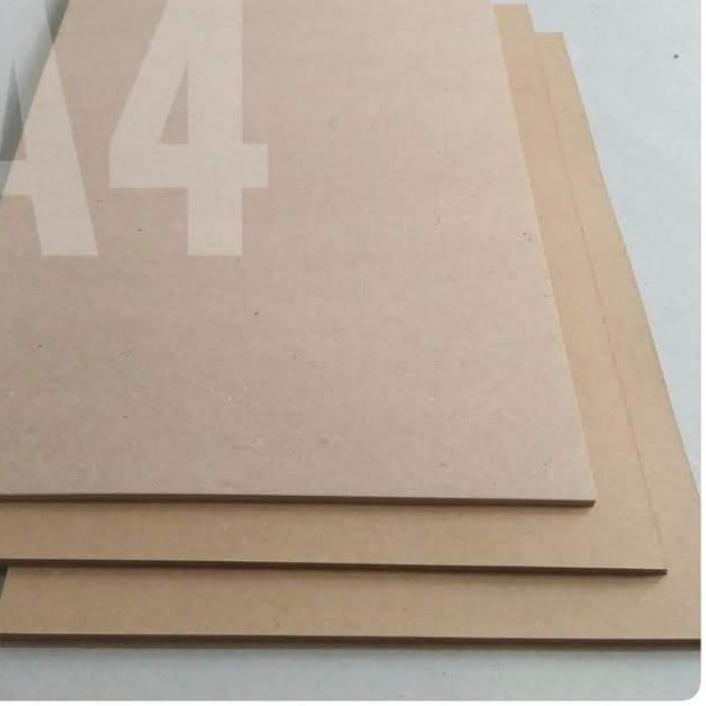 

( 50 Lembar ) Kraft Liner 500 Gsm / Kertas Samson Karton Uk A4 21 cm X 29.7 cm