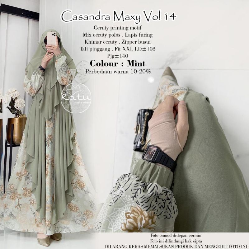 CASANDRA MAXY VOL.14 BY RATU (MAXY GAMIS MUSLIMAH) Maxy premium rekomended