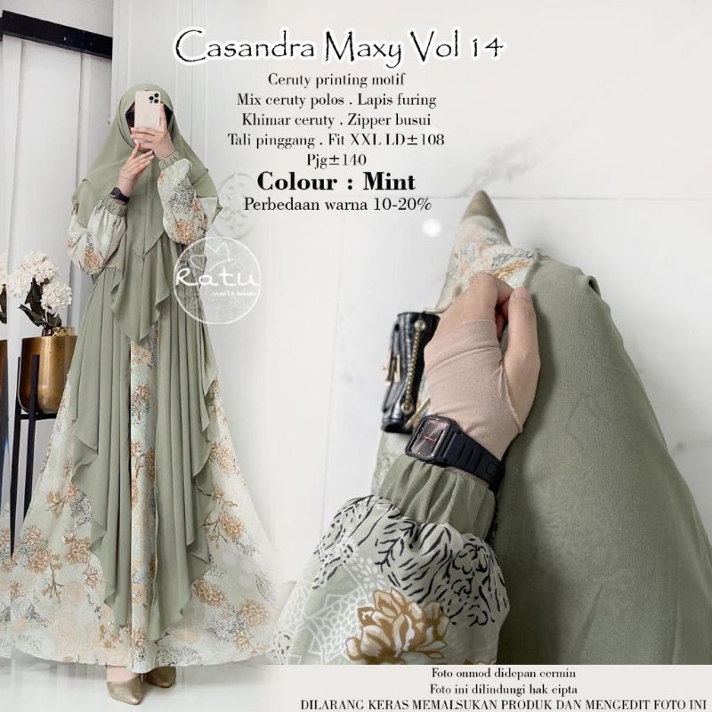 CASANDRA MAXY VOL.14 BY RATU (MAXY GAMIS MUSLIMAH) Maxy premium rekomended