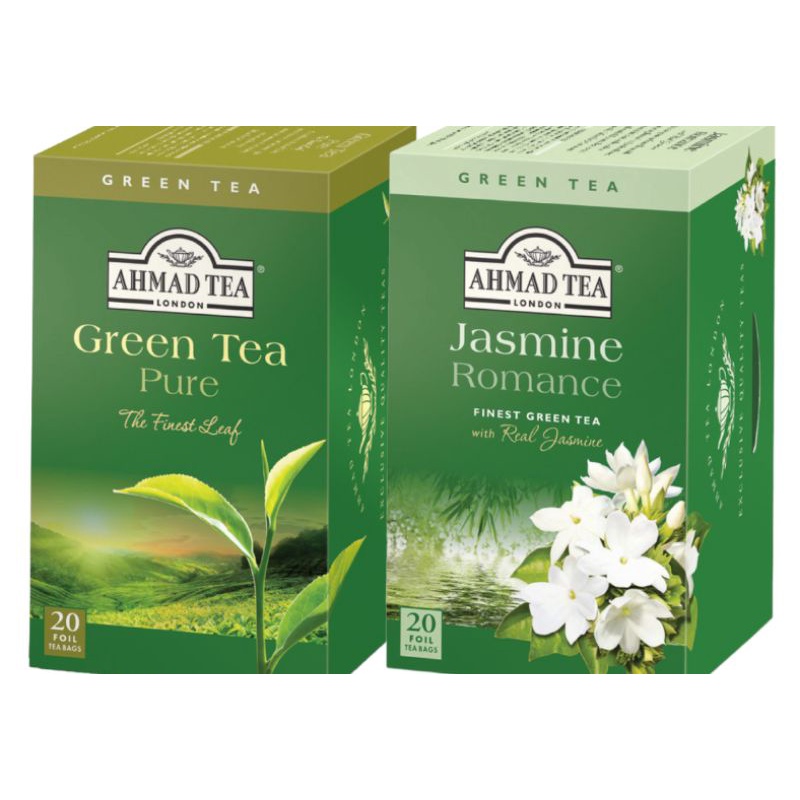 

Ahmad Tea London Green Tea Jasmine Romance/ Green Tea Pure Malaysia