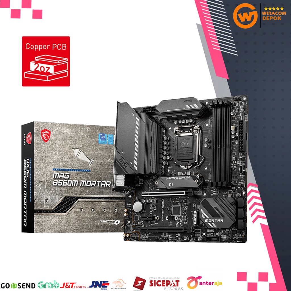 MSI MAG B560M Mortar (LGA1200, B560, DDR4, USB3.2, SATA3)