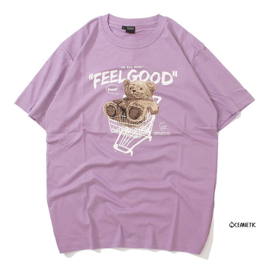 GSC - Baju OVERSIZE BAD HABBITS FONT / Kaos Oversize Terbaru-feel good ungu