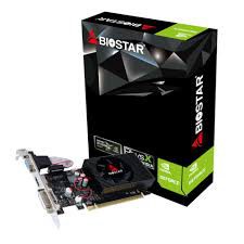 VGA BIOSTAR GT730 DDR3 128B 2GB  HDMI WITH 1080P OUTPUT SUPPORT