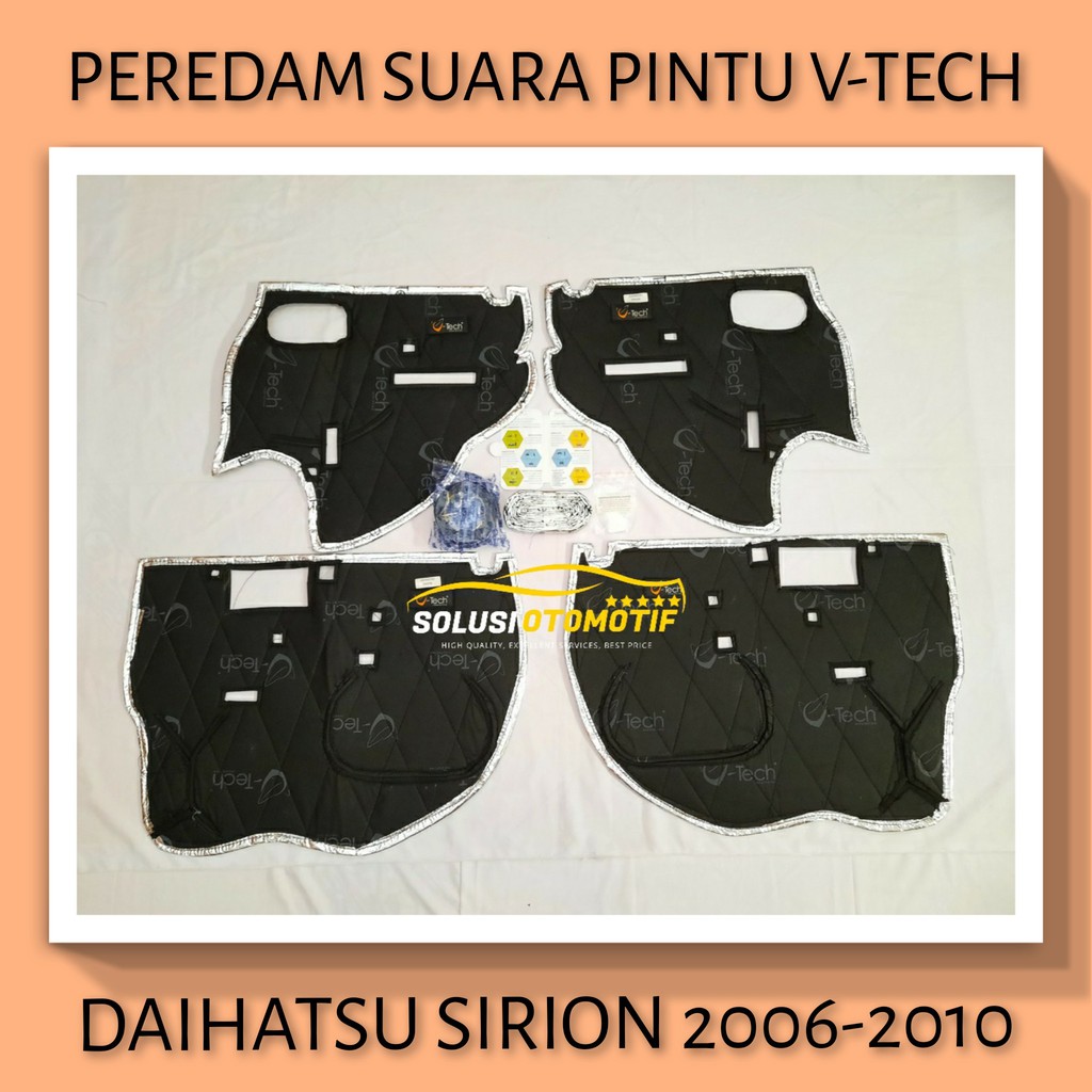 DAIHATSU SIRION 2006-2010 Peredam Suara Pintu Aksesoris Mobil DAIHATSU SIRION 2006-2010 VTECH Ori