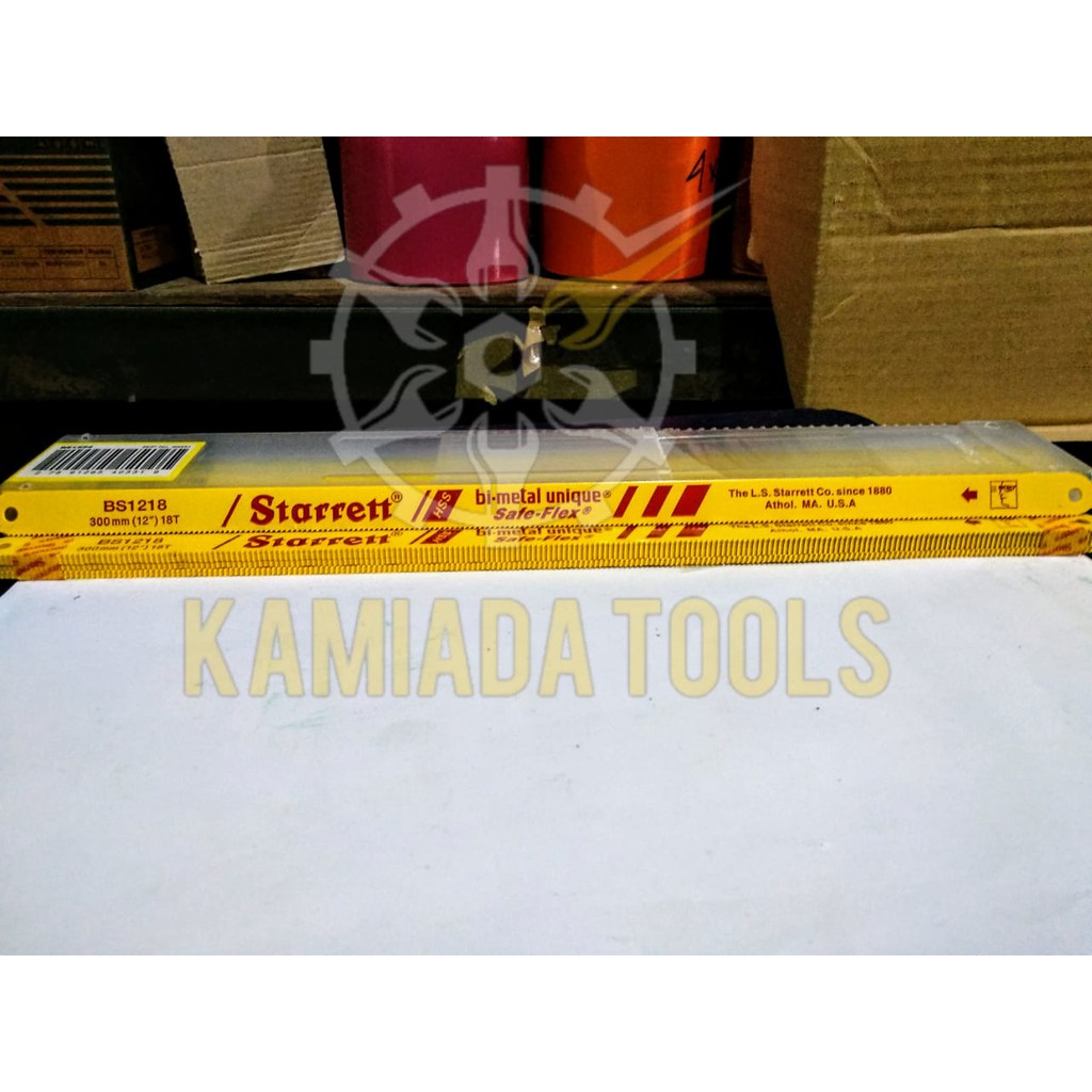 Mata Gergaji Besi 12"/ Hacksaw Blade 12" x 18TPI STARRETT