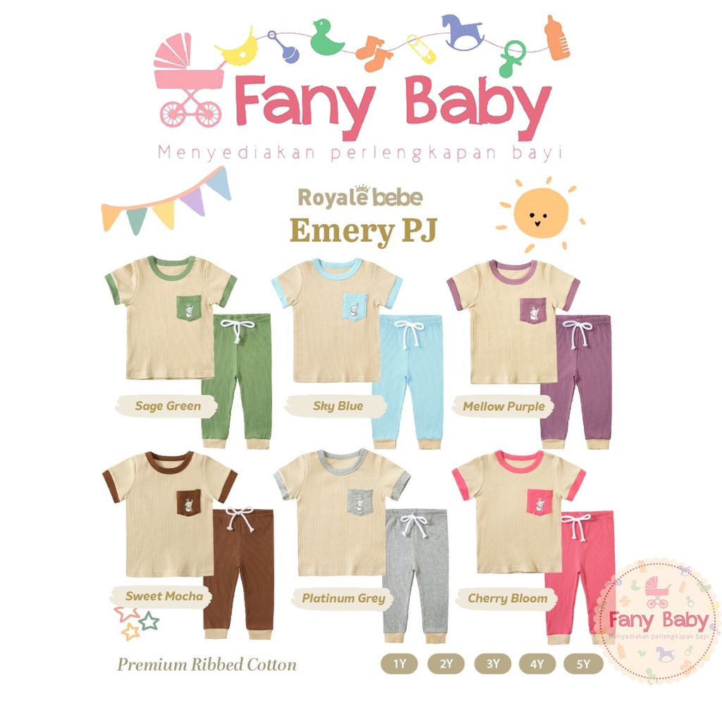 ROYALE BEBE EMERY PAJAMAS SET [ 4 YEARS ]