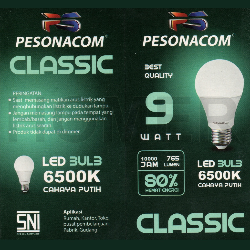 Pesonacom Lampu LED Bohlam Bulb Led Rumah kantor paling murah termurah SNI 7w 7watt 7 w 7 watt 9w 9watt 9 w 9 watt 12w 12watt 12 w 12 watt 15w 15watt 15 w 15 watt putih