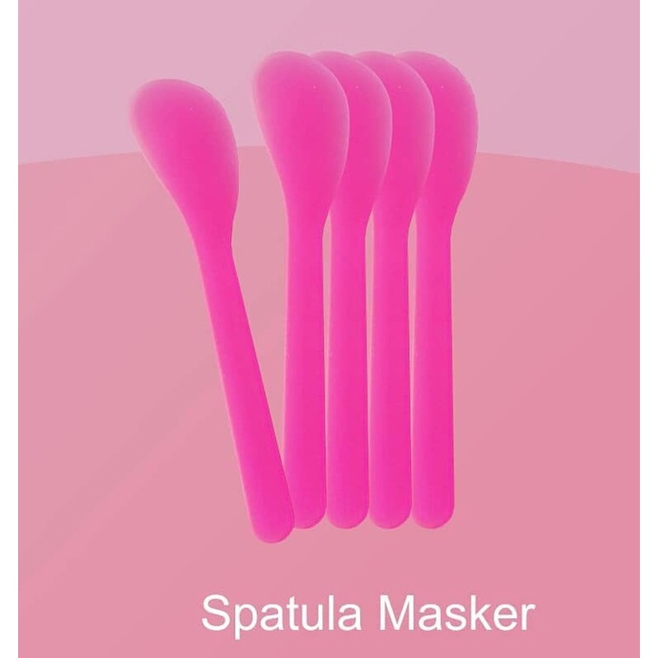 Set Kuas Masker, Spatula, Kuas 2in1 (KIM)