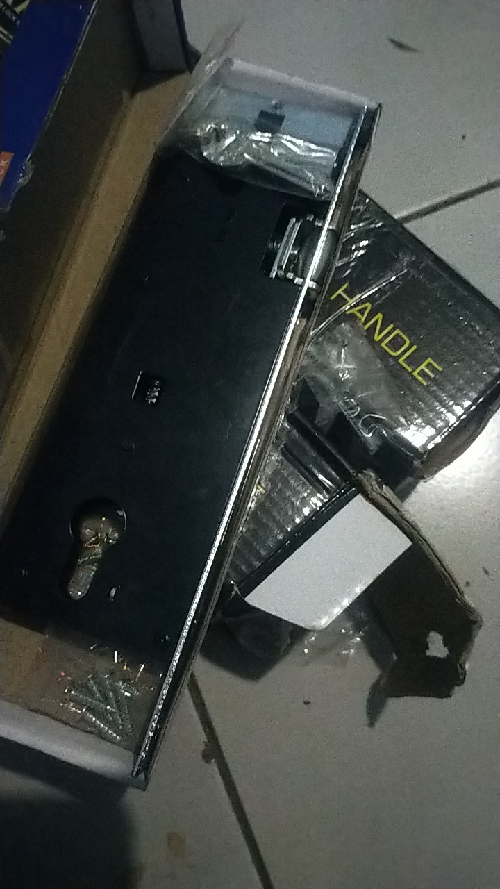 Set 4pcs Pull Handle Pintu Suling Ukir Stainless Ars 894+ Kunci Body Pelor Kunci Pintu Tarikan Pintu