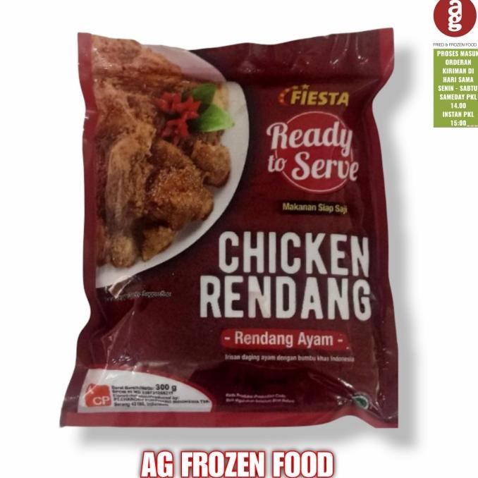 

[COD] Fiesta Ready To Serve Chicken Rendang 300Grm [COD]