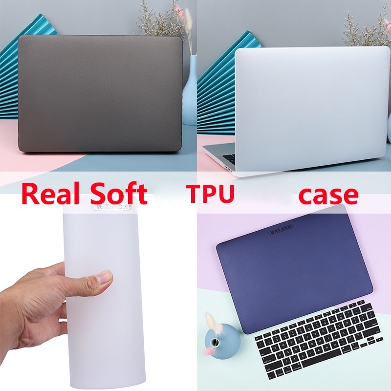 casing soft case tpu 2021 untuk macbook pro 14  a2442 air 13 m1 2020 m1 a2337 a2338 a2179 pro 13 a22