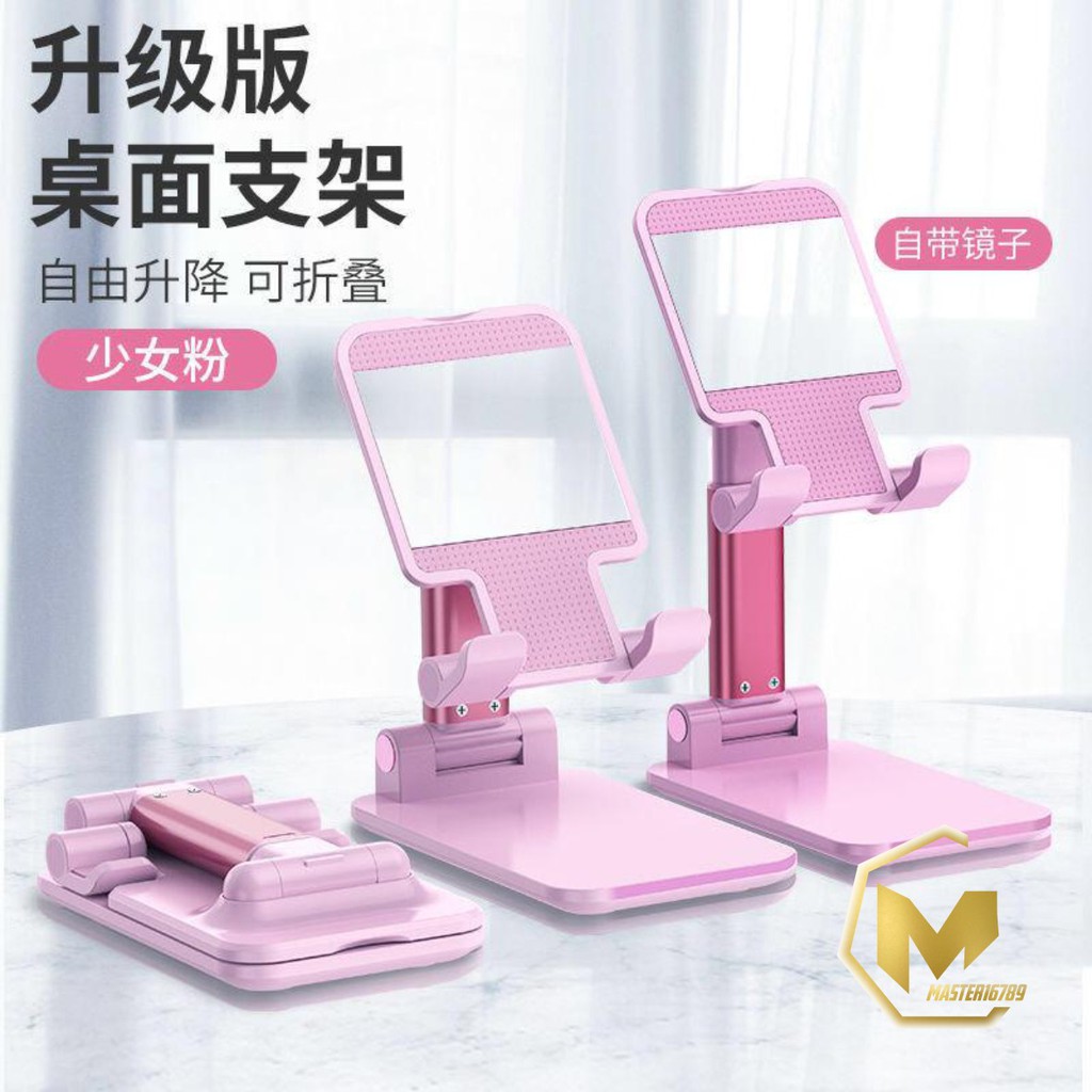 BM099 Phone Holder Stand Hp di meja folding desktop dudukan Hp tablet universal MA24