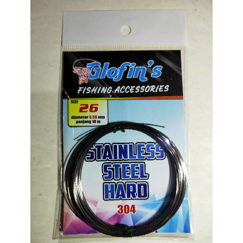 Kawat Neklin Stainless steel Diameter 0,5mm panjang 10meter