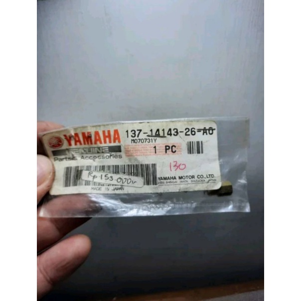 MAIN JET SPUYER MINYAK KARBURATOR 130 RXKING RX KING RXZ RXS TOUCH TZM ORI ASLI ORIGINAL YAMAHA