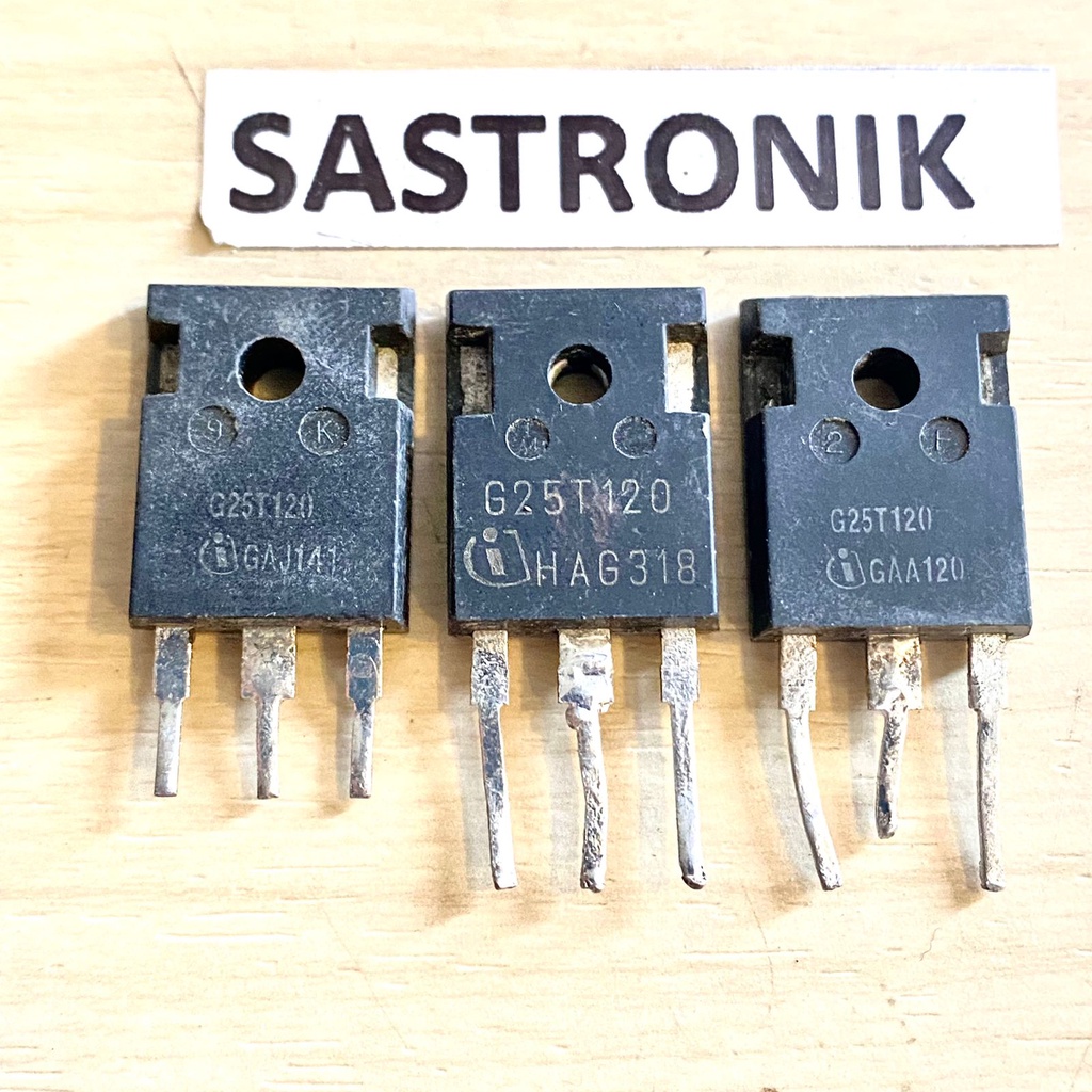 IGBT 25A 1200volt G25T120 cabutan original ready