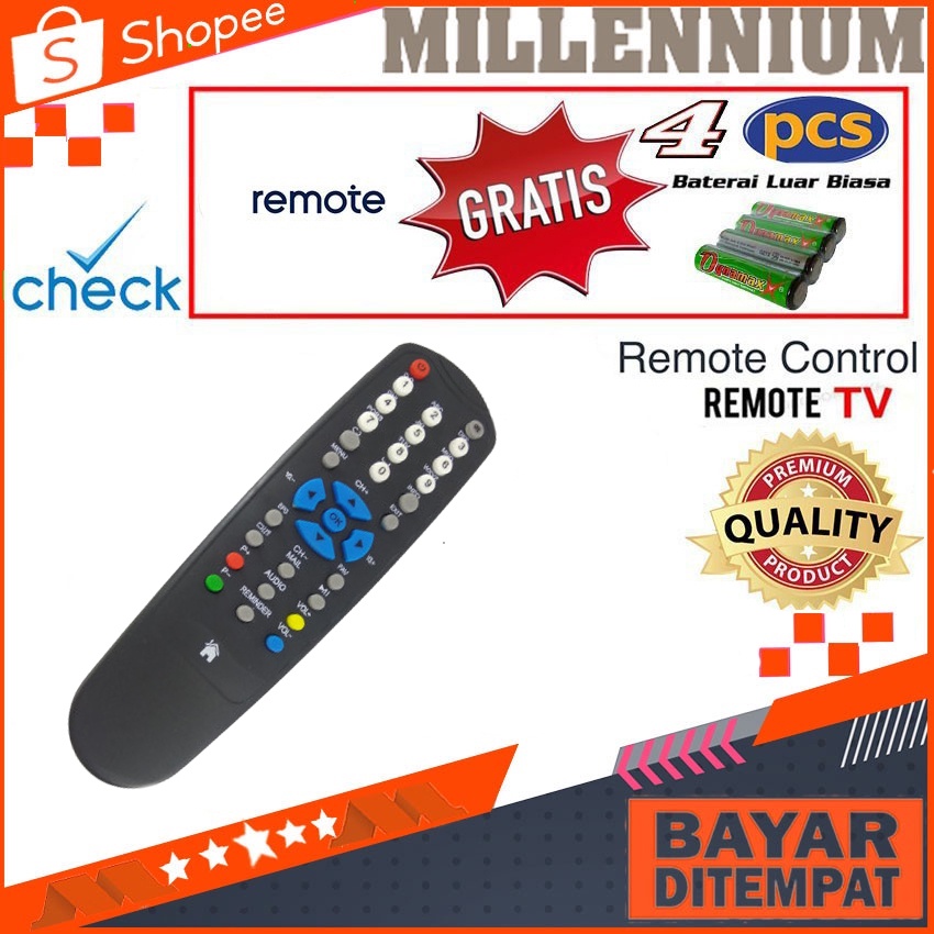 Remot Remote STB Receiver Parabola K-Vision Bromo C1000 / Topas TV