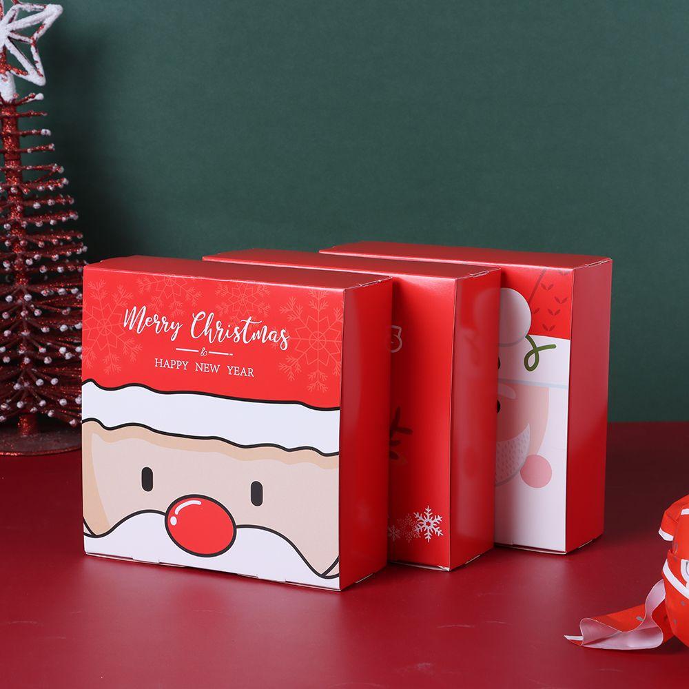 R-flower Christmas Gift Box Kado Untuk Teman Cookie Box Rusa Merry Christmas