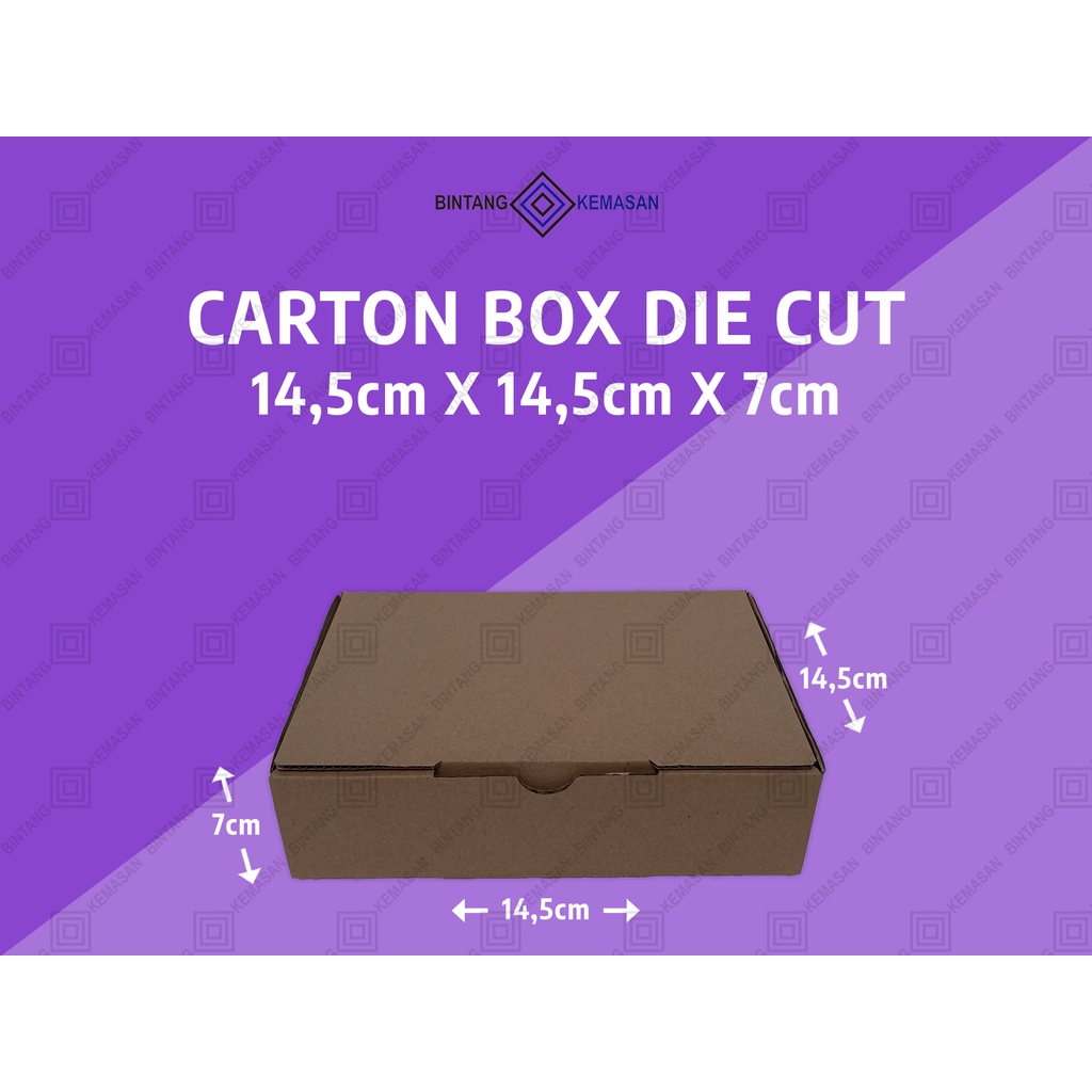 

Kardus Karton Packing Diecut Single Wall 14,5x14,5x7cm Dus Packing