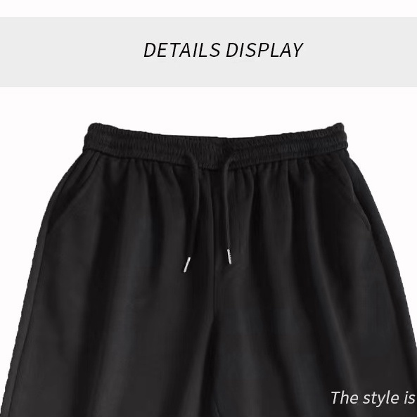Loose pants Celana Panjang Pria Fashion korea celana kasual pria celana hitam sweatpants pria straight pants pinggang elastis celana panjang polos pria celana oversize celana training pria