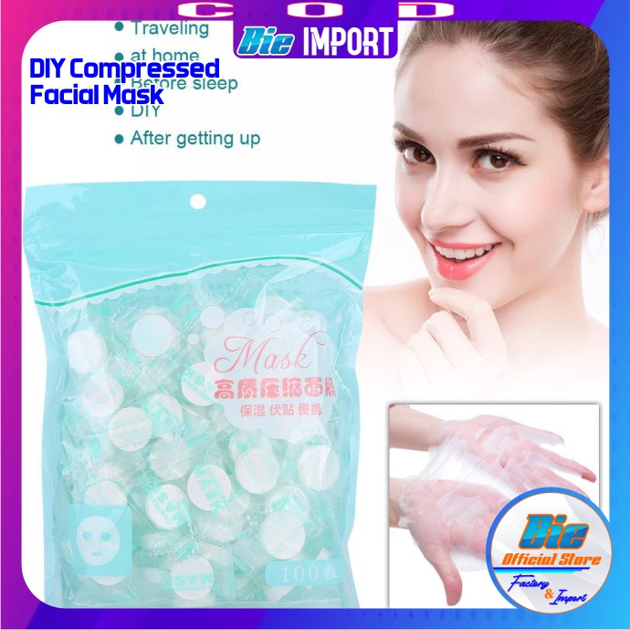 Masker DIY Carcoal Compressed Mask Impor Best Seller