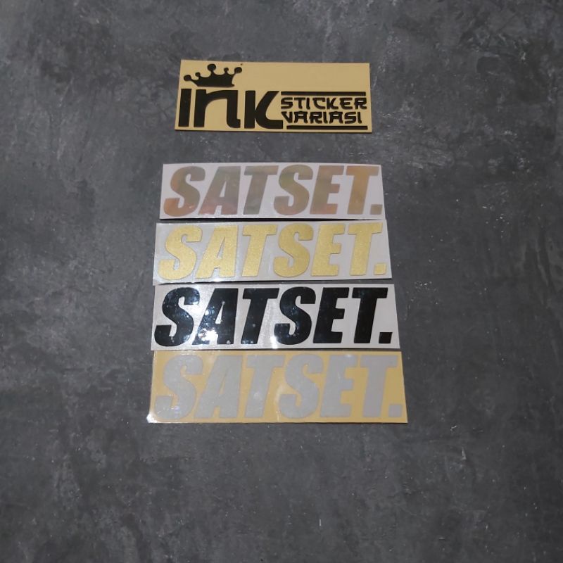 

STICKER SATSET CUTTING