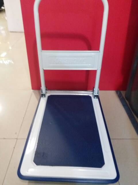 KRISBOW 150 kg troli /trolley /hand truck/ dorongan lipat barang