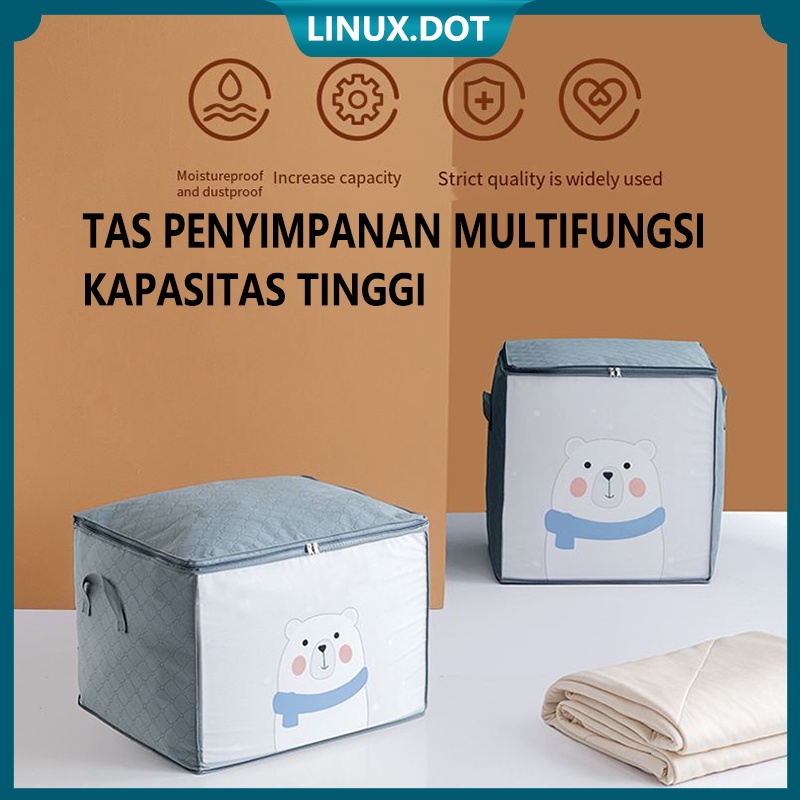 [COD]Multifungsi Selimut Storage Bag Kapasitas Besar Pakaian Organizer