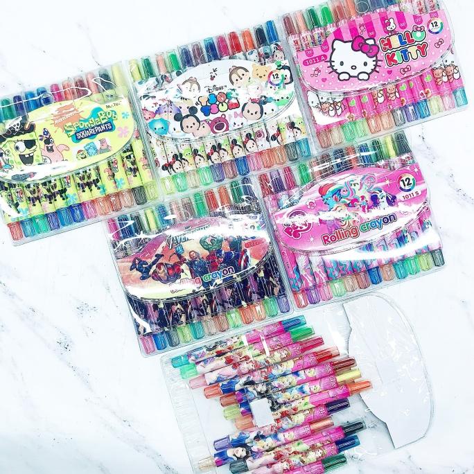 

Crayon putar karakter kartun kecil