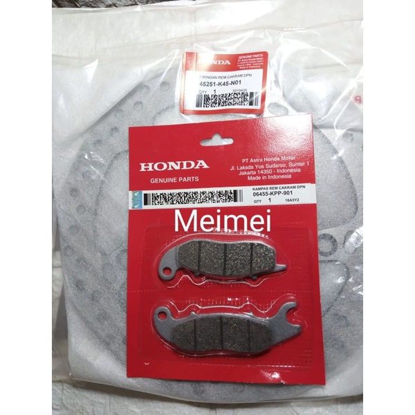 piringan cakram depan  cb150r/cbr150/cb150led/cb150new bonus kampas