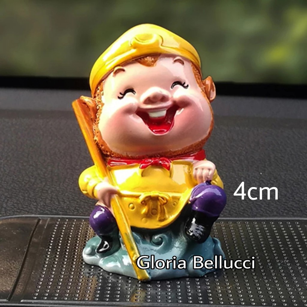 patung sun go kong miniatur kera sakti pajangan dashboard mobil