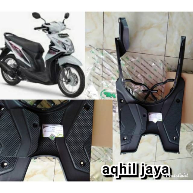 Bordes pijakan kaki dek bawah dek pijakan kaki cover pijakan kaki beat fi 2013-2014 starter kasar