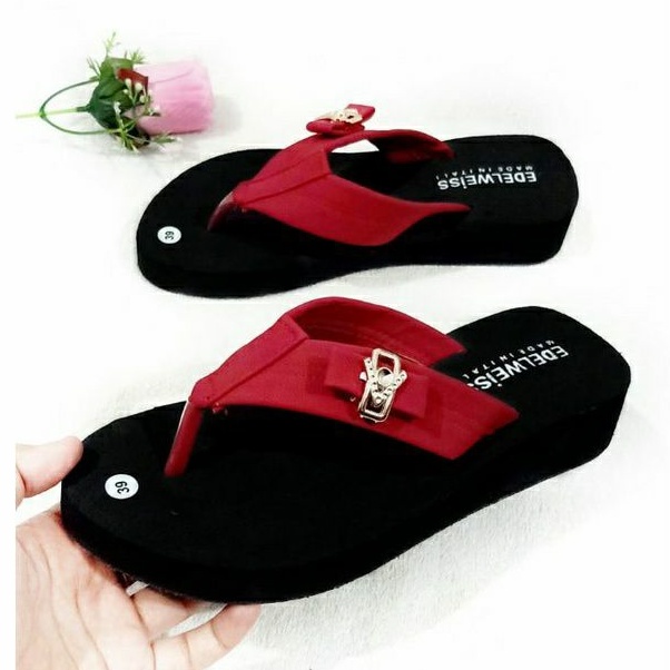 SANDAL JEPIT WANITA TERBARU - WEDGES WANITA - SANDAL JAPIT WANITA (HAMBEK)