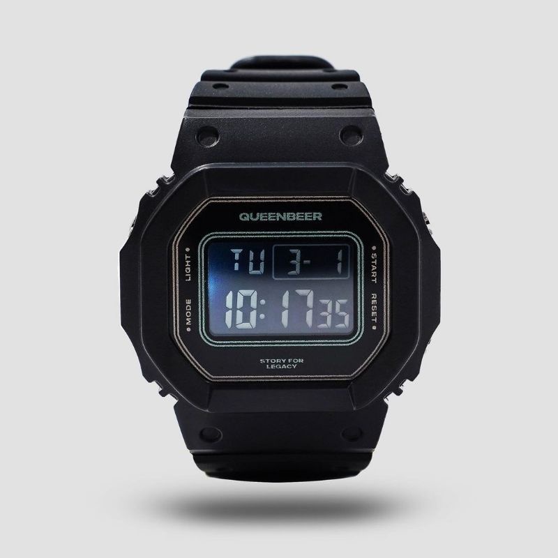 "BOUNTY" BLACK Digital Watch by Queenbeer