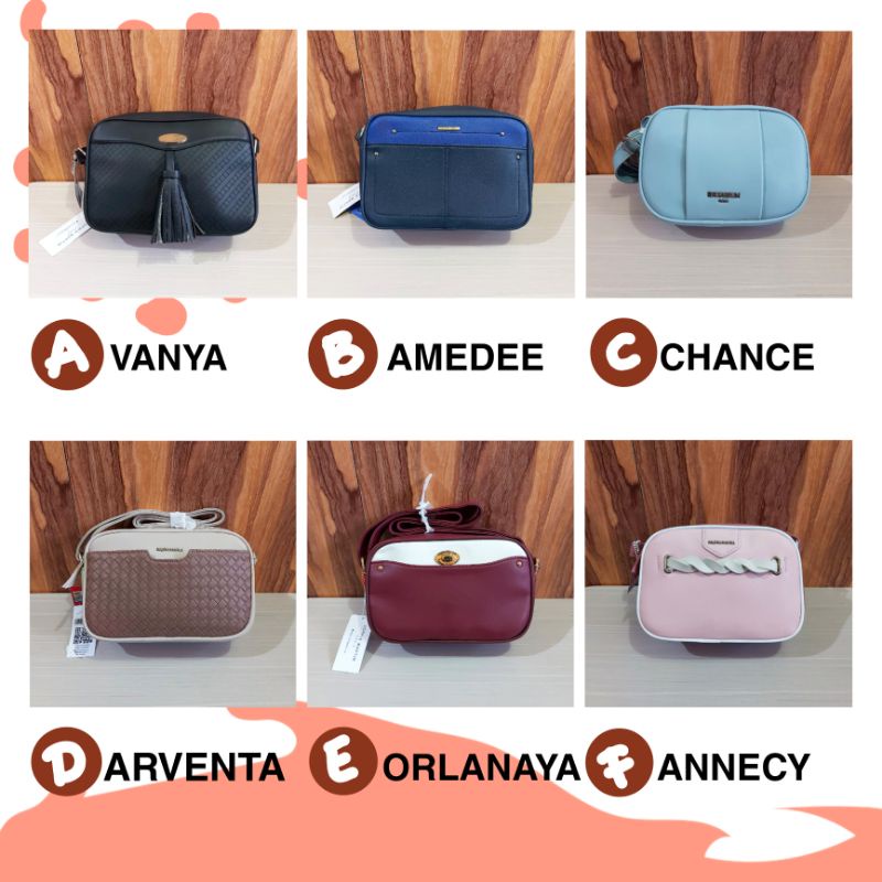 TAS VANYA AMEDEE CHANCE ARVENTA ORLANAYA ANNECY SLING SOPHIE MARTIN & BRUNBRUN PARIS BY JEAWENN