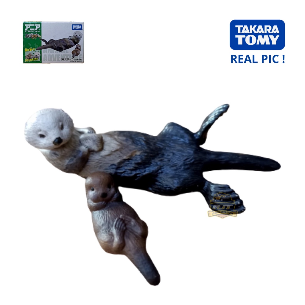 Takara Tomy Ania Sea Otter Figure Mainan Toys